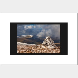 Ridge Cairn below Corn Du on the Storey Arms Motorway Posters and Art